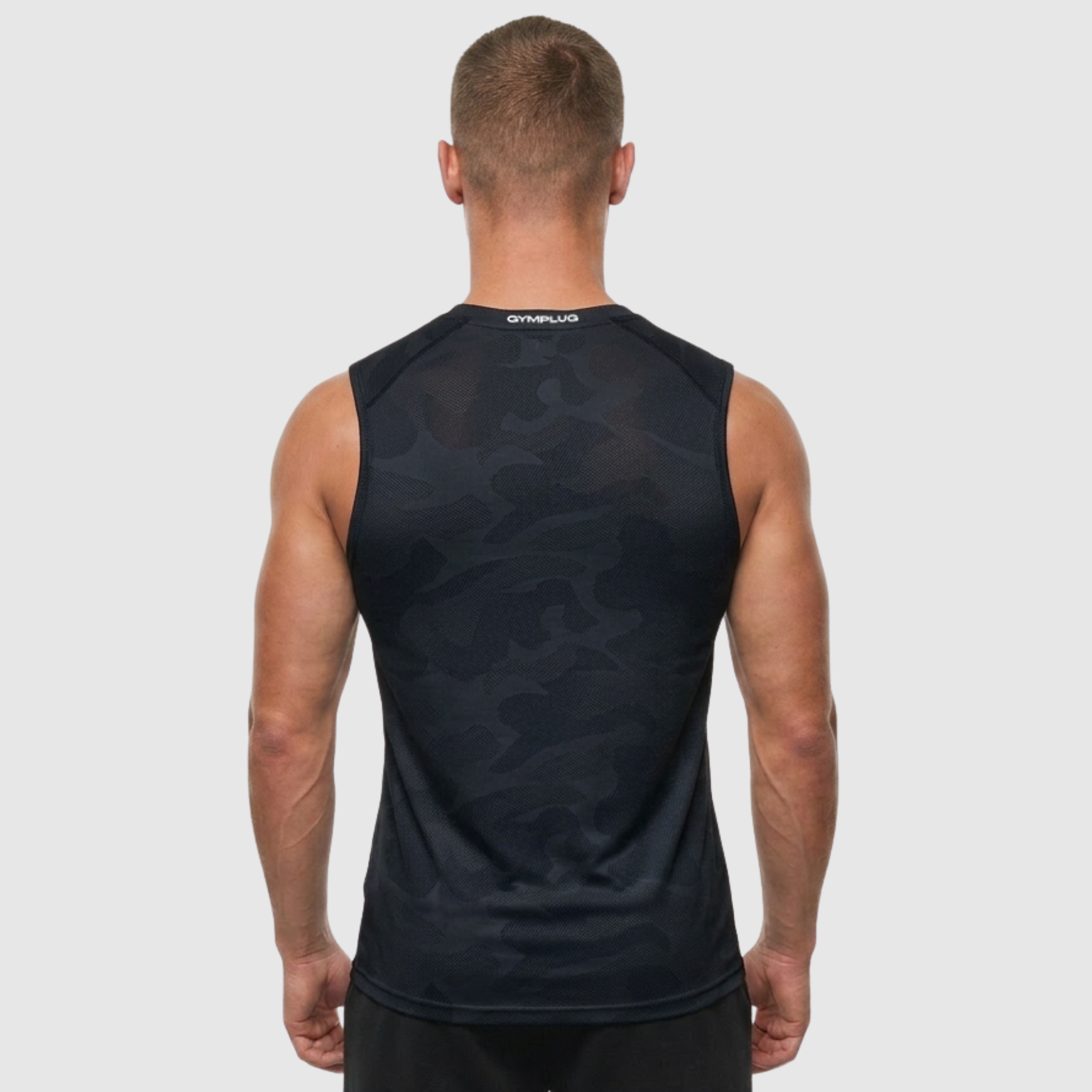 Training tank top camo black