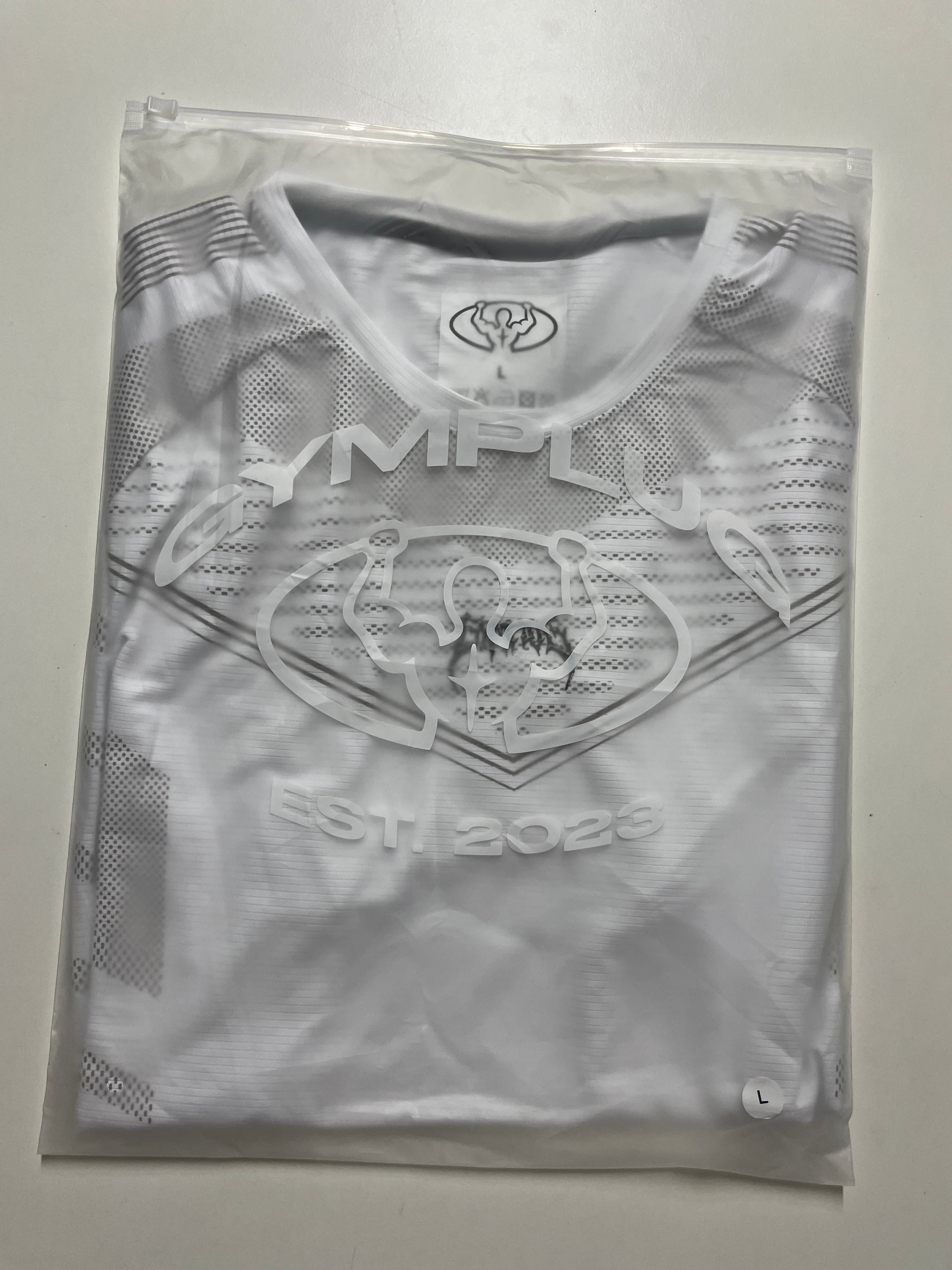 Upper body compression white