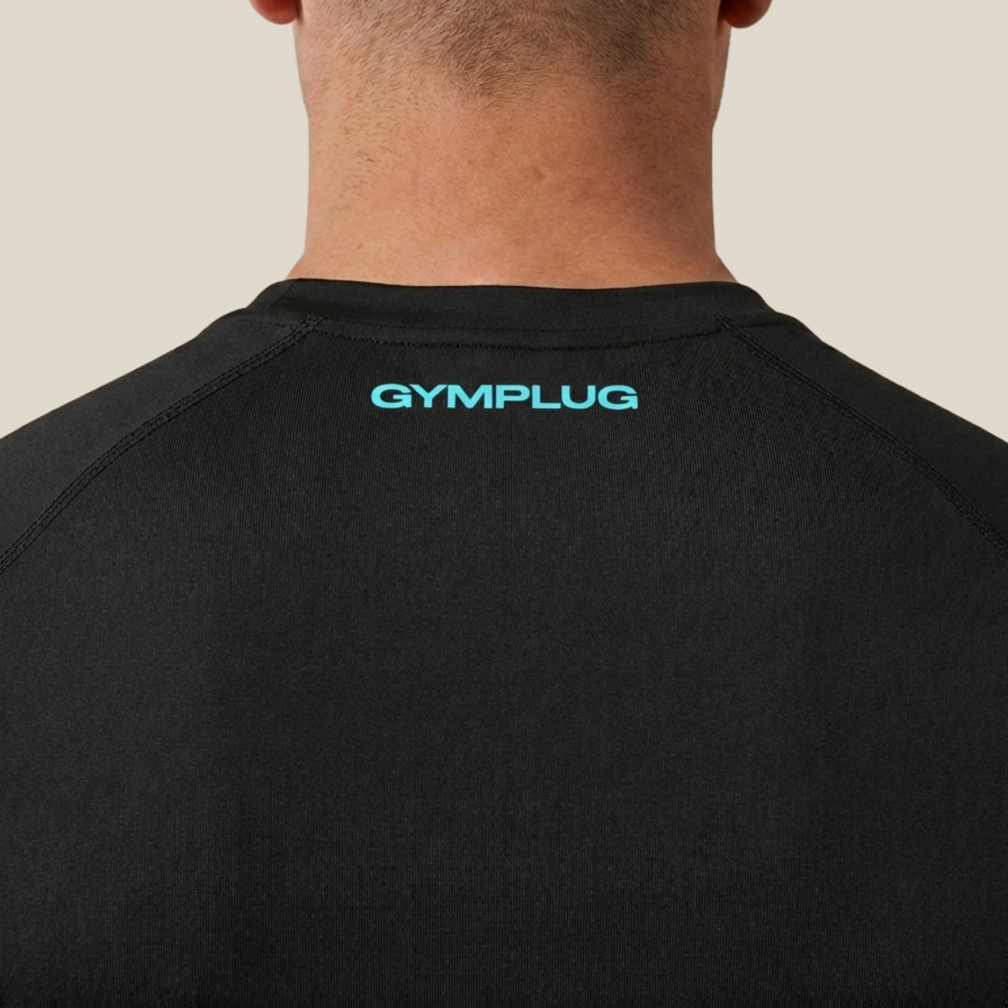 Compression shirt blue logo