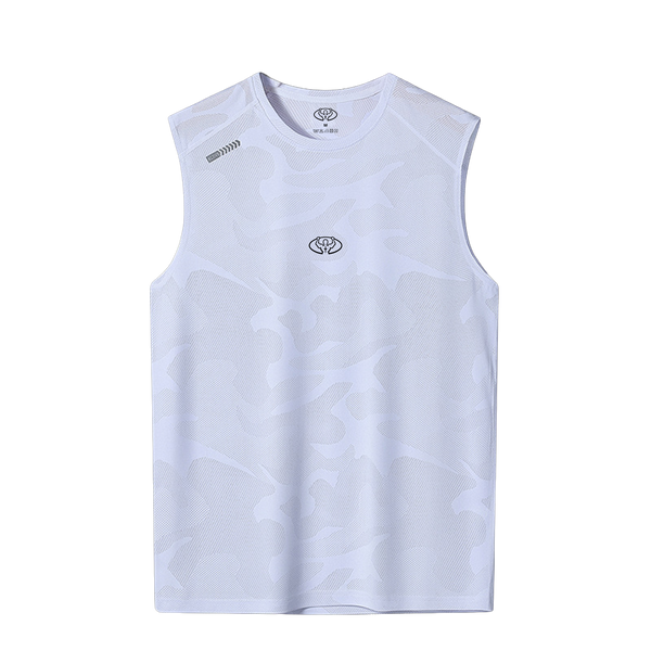 Training tank top camo white