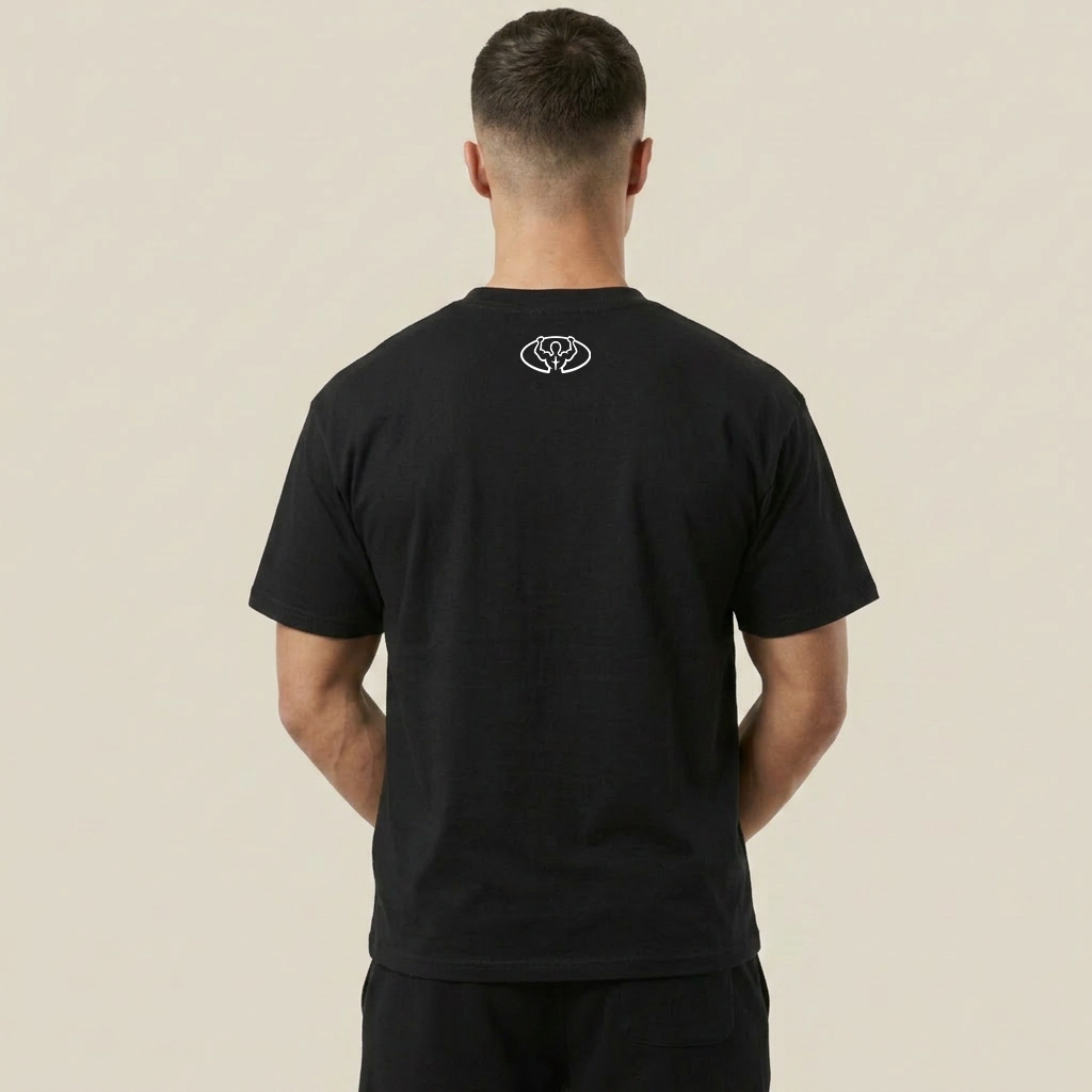 Classic boxy black t-shirt