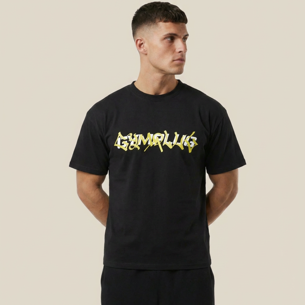 Classic boxy black t-shirt