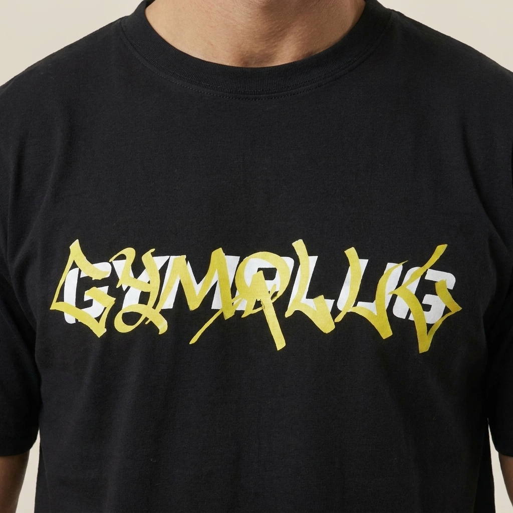 Classic boxy black t-shirt