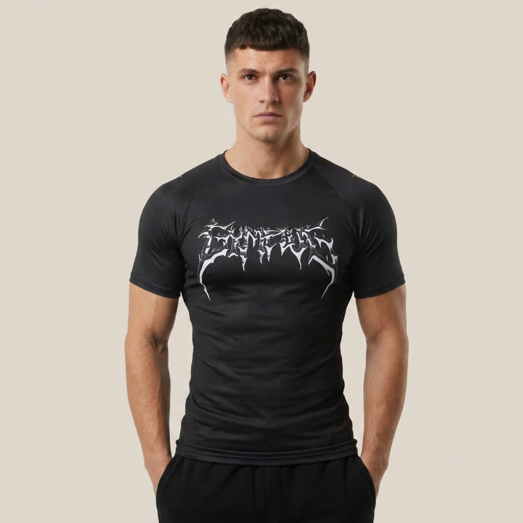 Compression t-shirt black