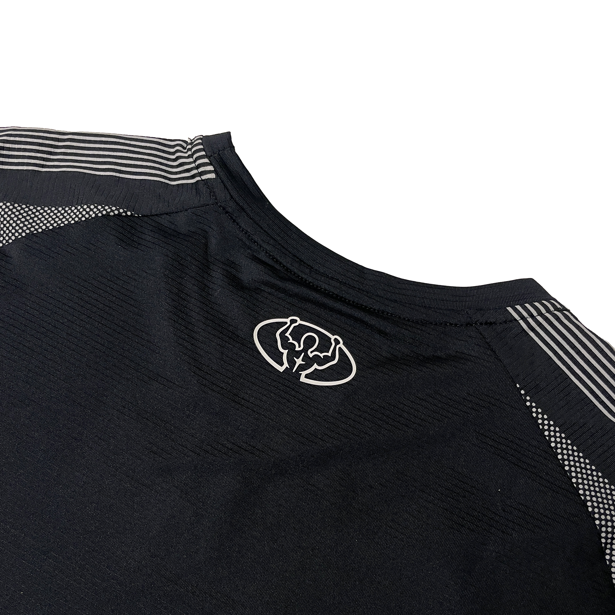 Upper body compression shirt black