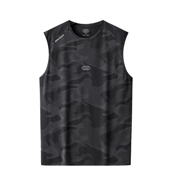 Training tank top camo black