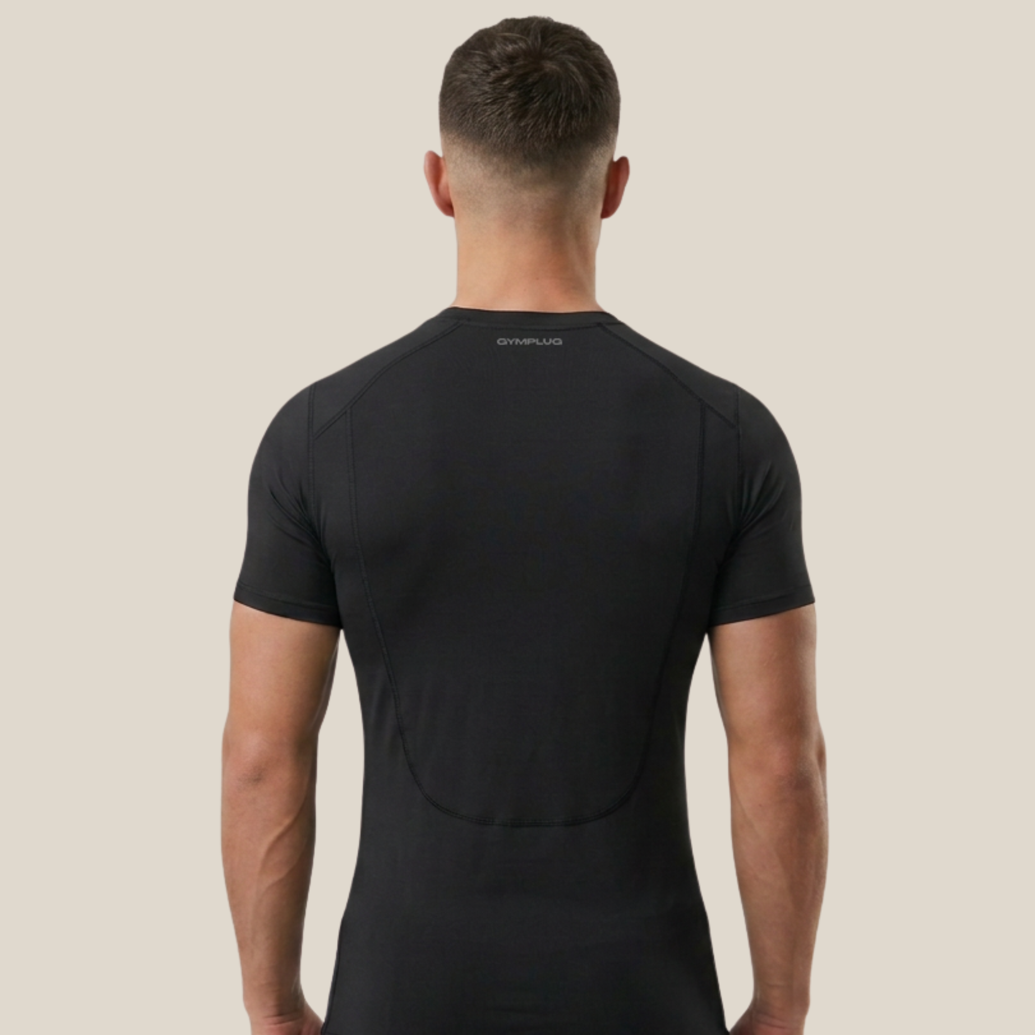 Compression shirt grey logo
