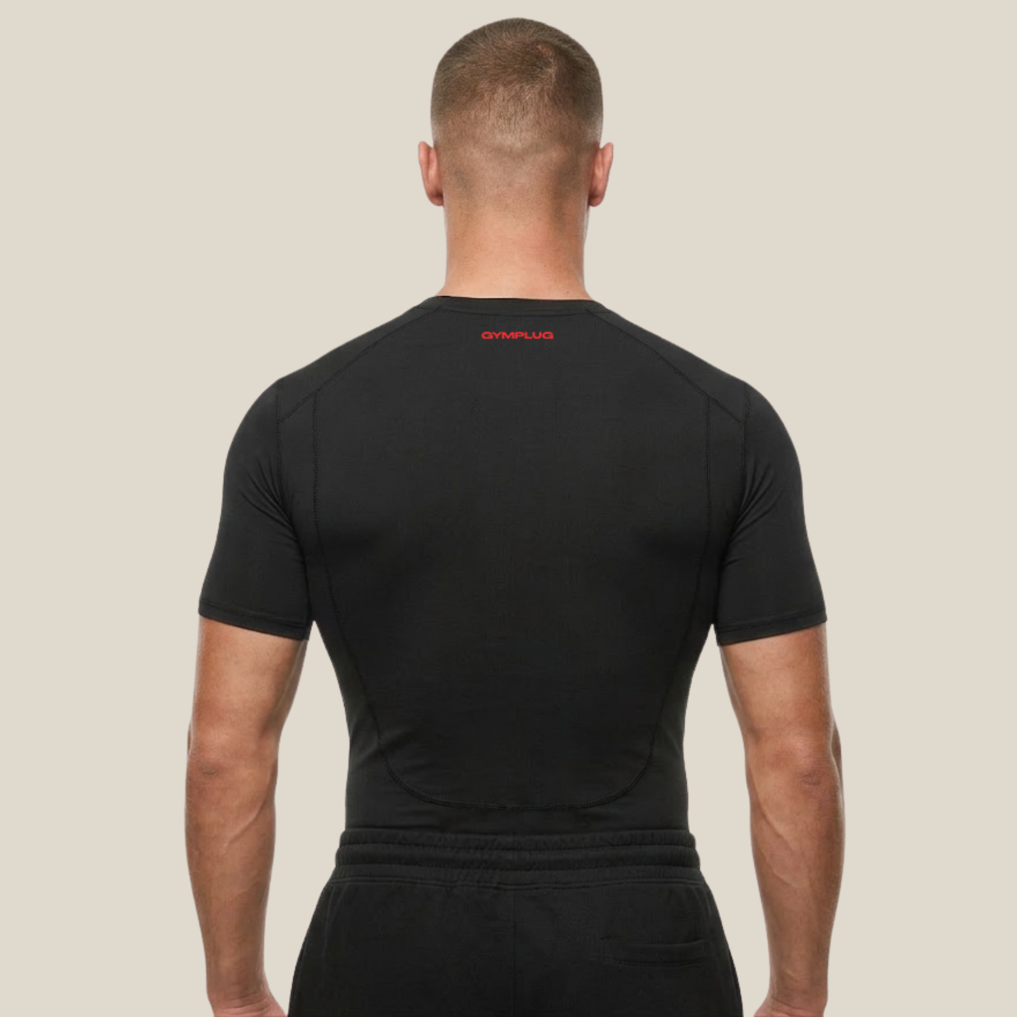 Compression shirt red logo