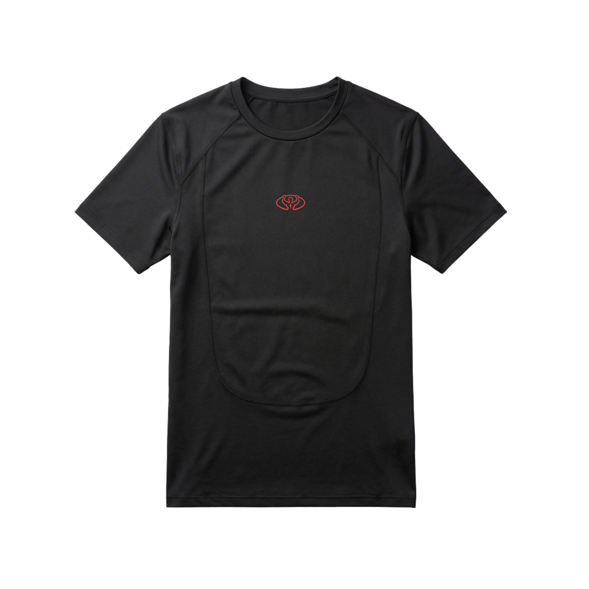 Compression shirt red logo
