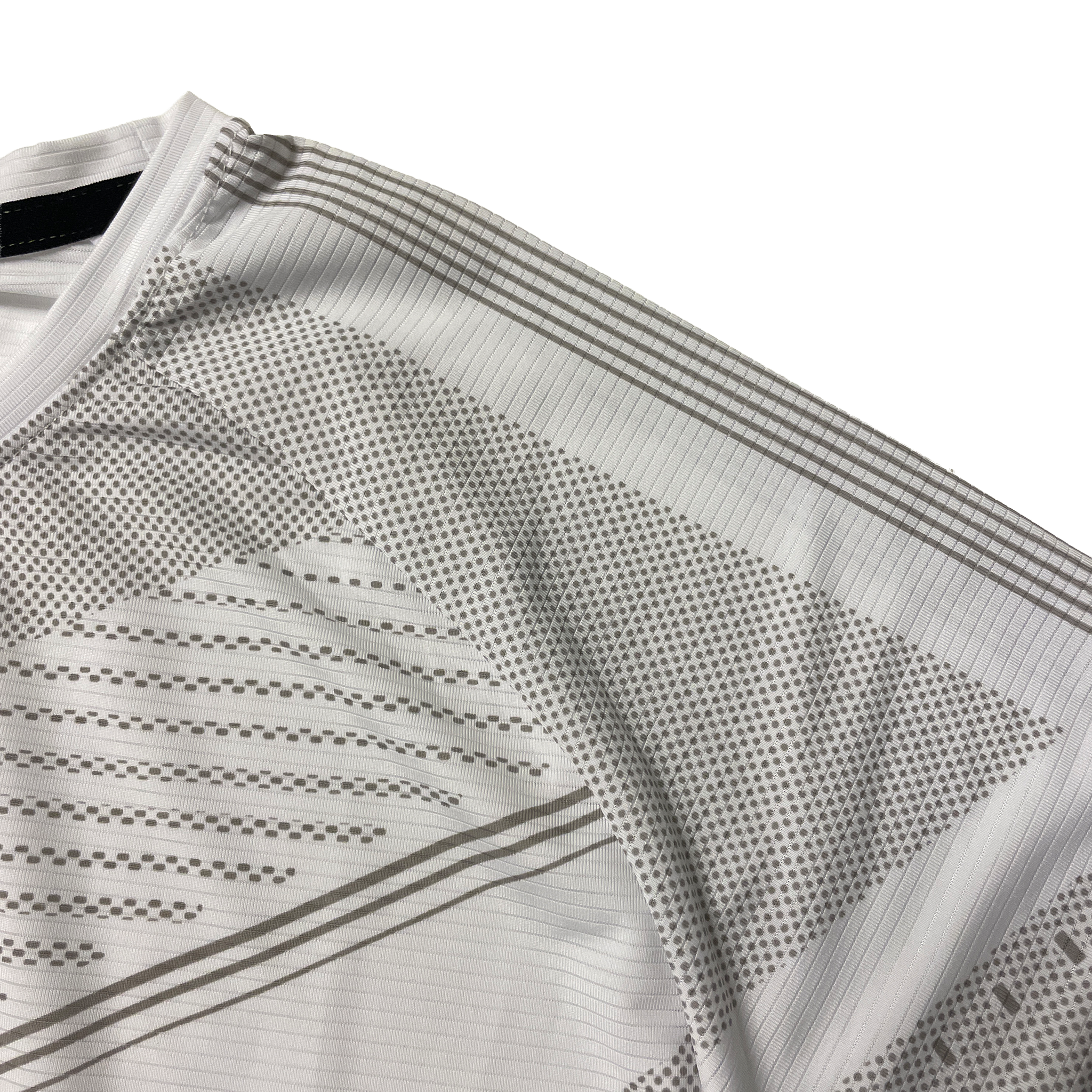 Upper body compression shirt white