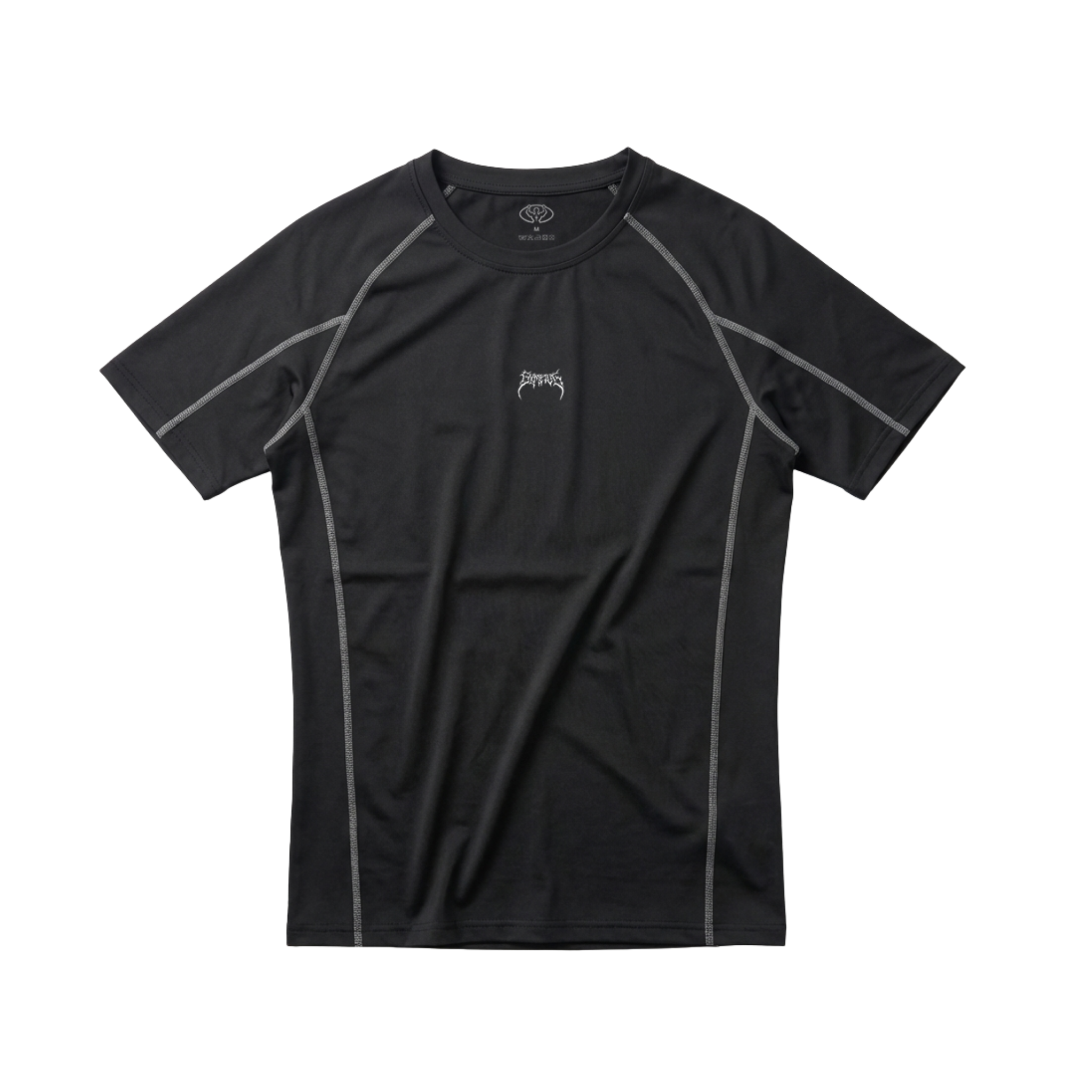 Compression shirt white cuts