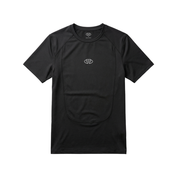 Compression shirt white logo